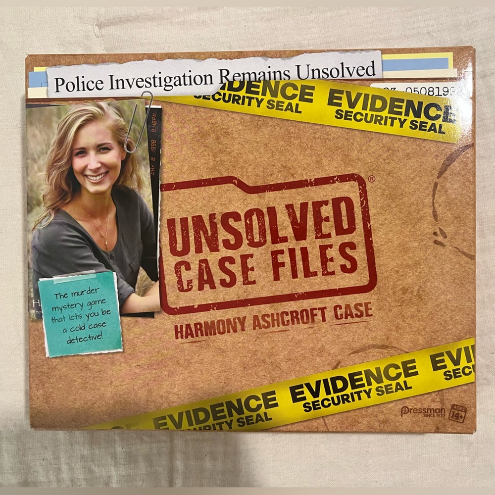 Murder Mystery Game: Harmony Ashcroft Case by Unsolved Case Files